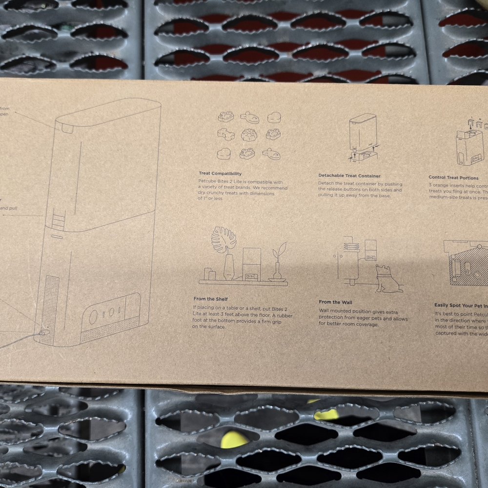 Smart Pet Feeder with Treat Dispenser - Brown